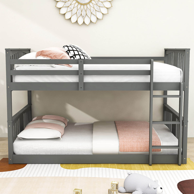Harriet Bee Emmit Full Over Full Standard Bunk Bed by Harriet Bee Wayfair